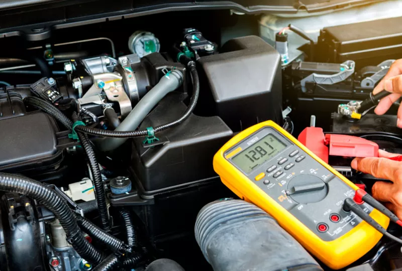 Short circuit and other electrical faults in the car